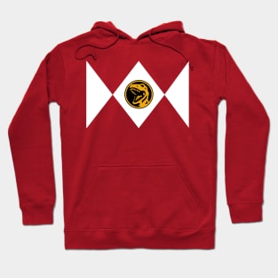 Red Ranger Icon Retro Hoodie